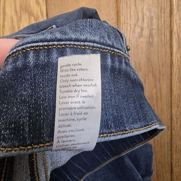 SPANX Women’s Size XS Distressed Skinny Jeans Stretch Medium Wash #20203r - Picture 9 of 12